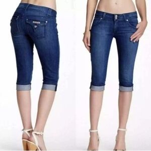 Hudson Malibu Cap Cuffed Capri Jeans